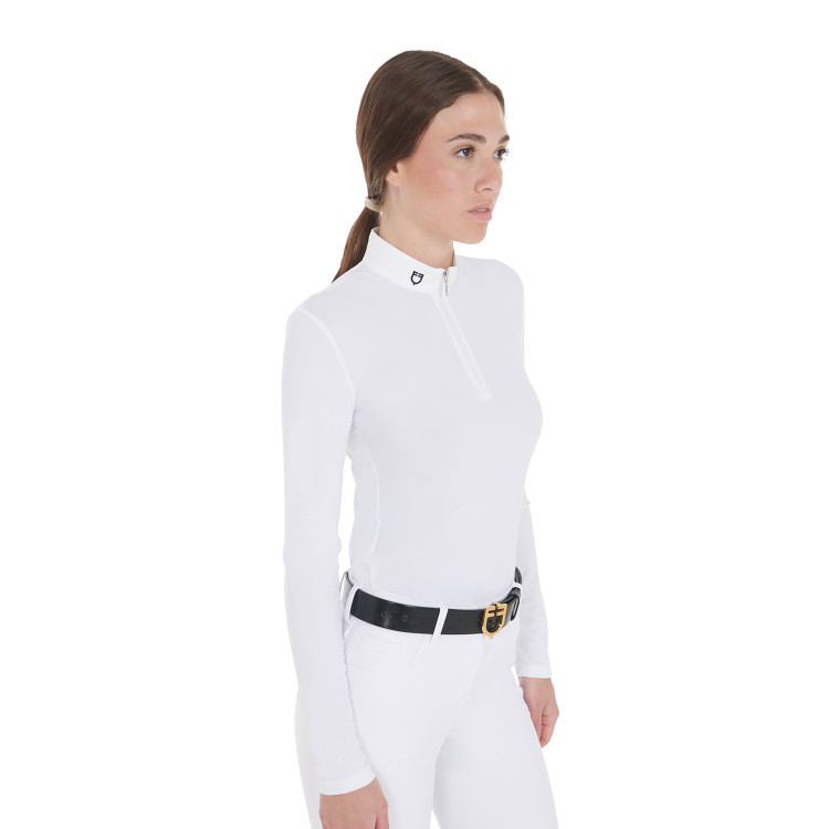 Aangepaste wedstrijdpolo met lange mouwen voor dames Artemis Equestro Aangepaste wedstrijdpolo met lange mouwen voor dames Artemis Equestro