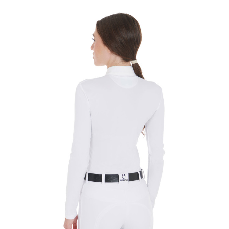 Aangepaste wedstrijdpolo met lange mouwen voor dames Artemis Equestro Aangepaste wedstrijdpolo met lange mouwen voor dames Artemis Equestro