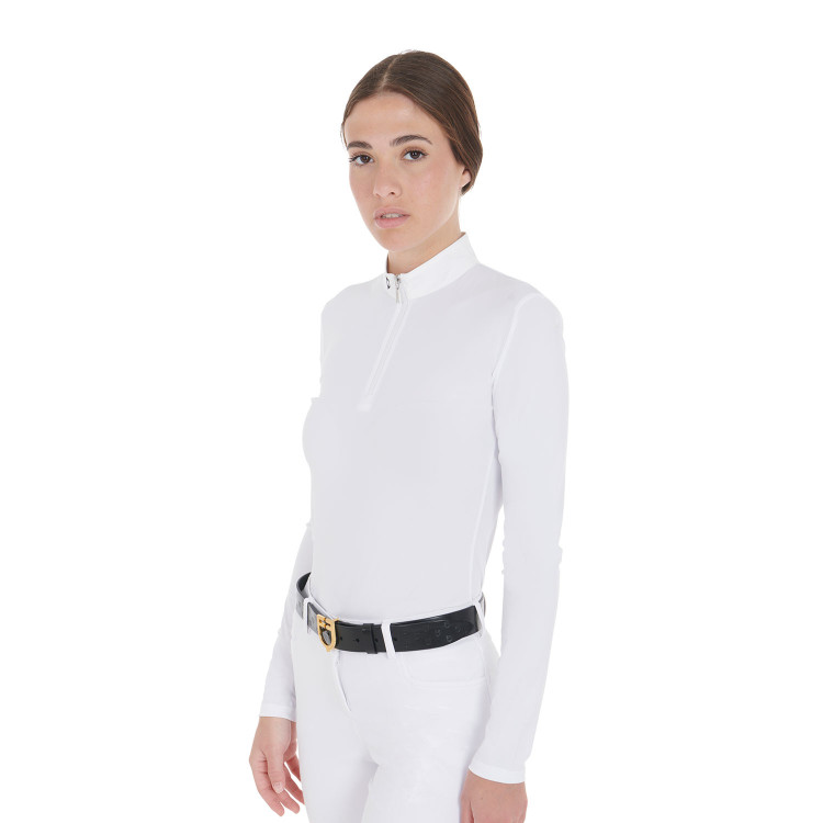 Aangepaste wedstrijdpolo met lange mouwen voor dames Artemis Equestro Aangepaste wedstrijdpolo met lange mouwen voor dames Artemis Equestro