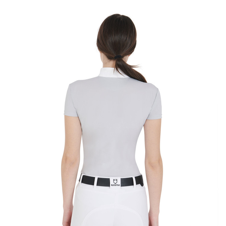 Aangepaste wedstrijdpolo met korte mouwen voor dames Mariam Equestro Aangepaste wedstrijdpolo met korte mouwen voor dames Mariam Equestro