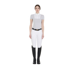 Aangepaste wedstrijdpolo met korte mouwen voor dames Mariam Equestro Aangepaste wedstrijdpolo met korte mouwen voor dames Mariam Equestro