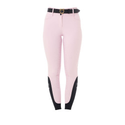 Damesbroek met hoge taille en volledige grip Equestro Ballerina Roze Damesbroek met hoge taille en volledige grip Equestro Ballerina Roze