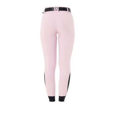 Damesbroek met hoge taille en volledige grip Equestro Ballerina Roze Damesbroek met hoge taille en volledige grip Equestro Ballerina Roze