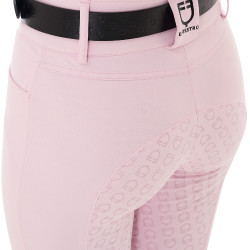 Damesbroek met hoge taille en volledige grip Equestro Ballerina Roze Damesbroek met hoge taille en volledige grip Equestro Ballerina Roze