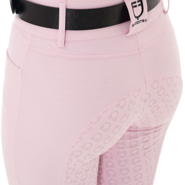 Damesbroek met hoge taille en volledige grip Equestro Ballerina Roze Damesbroek met hoge taille en volledige grip Equestro Ballerina Roze