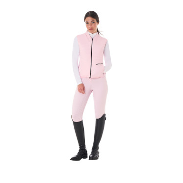 Damesbroek met hoge taille en volledige grip Equestro Ballerina Roze Damesbroek met hoge taille en volledige grip Equestro Ballerina Roze