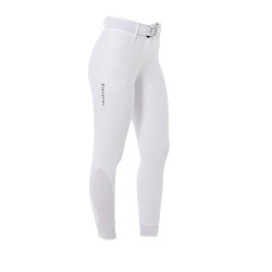 Damesbroek met hoge taille en volledige grip Equestro Wit Damesbroek met hoge taille en volledige grip Equestro Wit