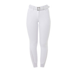 Damesbroek met hoge taille en volledige grip Equestro Wit Damesbroek met hoge taille en volledige grip Equestro Wit