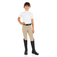Pantalon Kasumi enfant en matériau stretch Equestro Beige Pantalon Kasumi enfant en matériau stretch Equestro Beige