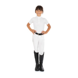 Kasumi kinderbroek van stretchmateriaal Equestro Wit