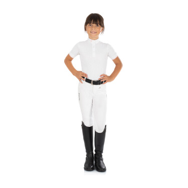 Kasumi kinderbroek van stretchmateriaal Equestro Wit