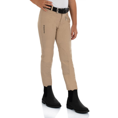 Pantalon jodhpur enfant Leilani en matériau stretch Equestro Beige