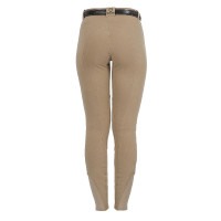 Pantalon femme Demetra en coton stretch Equestro Beige Pantalon femme Demetra en coton stretch Equestro Beige