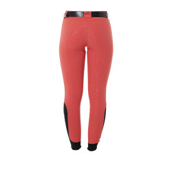 Damesbroek met volledig grip Aria van technisch stof Equestro Klaproosrood