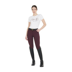 Zomerbroek dames Zenda Light Equestro Pruim Violet Zomerbroek dames Zenda Light Equestro Pruim Violet