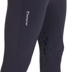 Broek met kniestukken grip heren in technisch stof Equestro Broek met kniestukken grip heren in technisch stof Equestro