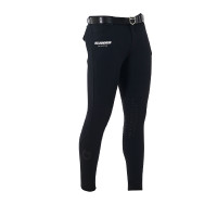 Broek met kniestukken grip heren collectie Scuderia Equestro Zwart Broek met kniestukken grip heren collectie Scuderia Equestro Zwart
