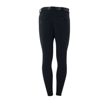 Broek met kniestukken grip heren collectie Scuderia Equestro Zwart
