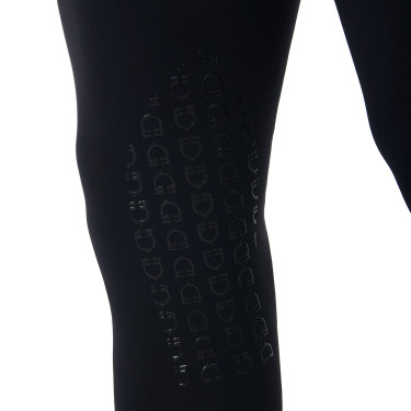 Broek met kniestukken grip heren collectie Scuderia Equestro Zwart