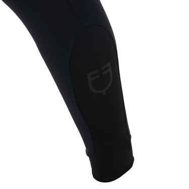 Broek met kniestukken grip heren collectie Scuderia Equestro Zwart