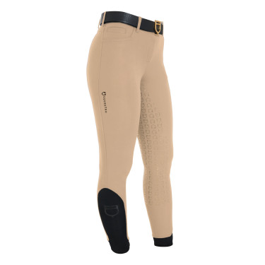 Aangesloten damesbroek met volledige grip Aria Equestro Wierook Beige