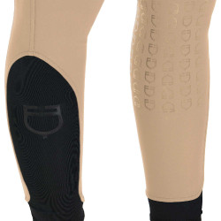 Aangesloten damesbroek met volledige grip Aria Equestro Wierook Beige