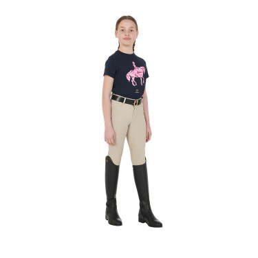 Kinderbroek Amani Equestro Getijschuim Beige