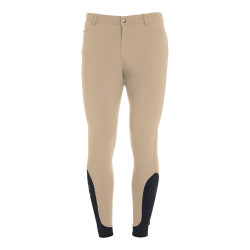Slim-fit broek met grip heren met logo Caspar Equestro