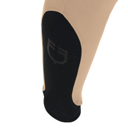 Slim-fit broek met grip heren met logo Caspar Equestro Wierook Beige
