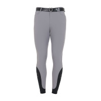 Slim-fit broek met grip heren met logo Caspar Equestro Zwart