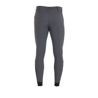 Slim-fit broek met grip heren met logo Caspar Equestro Zwart