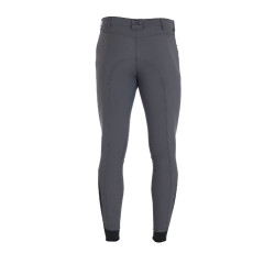 Slim-fit broek met grip heren met logo Caspar Equestro Asfalt Grijs
