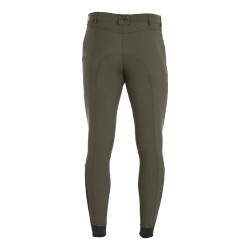 Slim-fit broek met grip heren met logo Caspar Equestro Legergroen Blauw