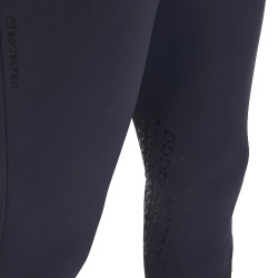 Slim-fit broek met grip heren met logo Caspar Equestro Marine Marineblauw