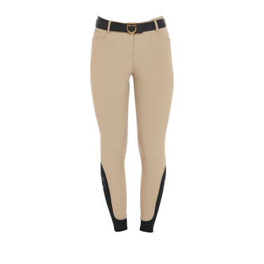 Strakke damesbroek met grip met logo Zenda Equestro