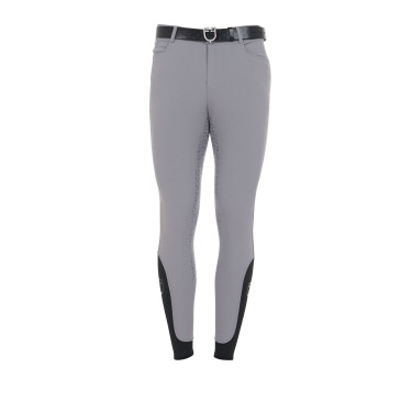 Strakke broek met volledige grip heren Aria Equestro Grijs rijp