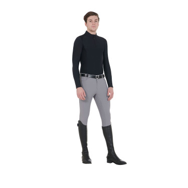 Strakke broek met volledige grip heren Aria Equestro Grijs rijp
