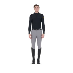 Strakke broek met volledige grip heren Aria Equestro Grijs rijp