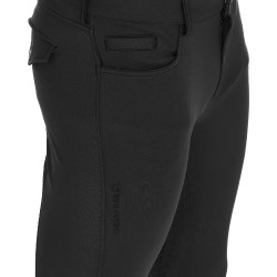 Strakke broek met volledige grip heren Aria Equestro Zwart