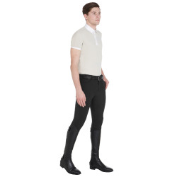 Strakke broek met volledige grip heren Aria Equestro Zwart
