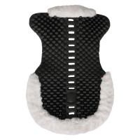 Schokdemper Piuma gel schapenwol Acavallo Eco-wol wit Zwart Schokdemper Piuma gel schapenwol Acavallo Eco-wol wit Zwart