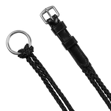 Nylon gag bit Equestro Zwart