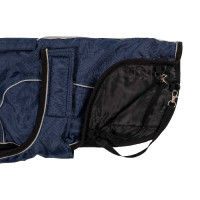 Hondenjas met reflecterende bies Ribe Equestro Marine Marineblauw Hondenjas met reflecterende bies Ribe Equestro Marine Marineblauw