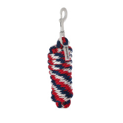 Nylon halster Flaggy Equestro Marine / wit / rood Blauw Nylon halster Flaggy Equestro Marine / wit / rood Blauw