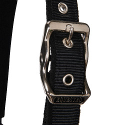 Nylon halster White Trim Equestro Zwart / zwart