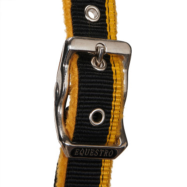 Nylon halster met lijn Red Trim Equestro Nylon halster met lijn Red Trim Equestro