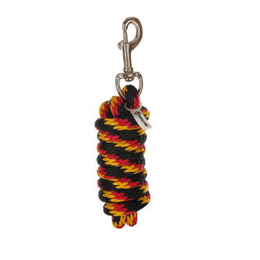 Nylon halster met lijn Red Trim Equestro Nylon halster met lijn Red Trim Equestro