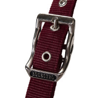Licol en nylon avec longe et doublure en polaire Equestro Bordeaux
