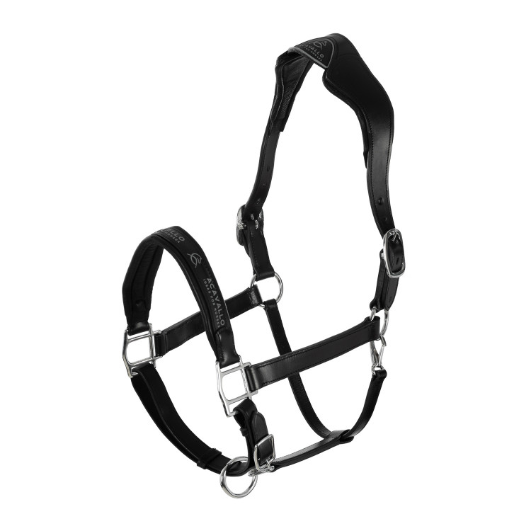 Lederen halster met ergonomische kalfslederen bescherming Acavallo