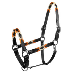 Lederen halster met Navajo-versieringen Polo N Equestro Lederen halster met Navajo-versieringen Polo N Equestro